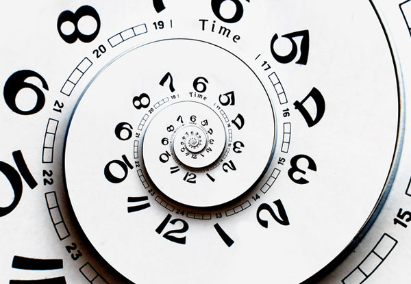 Time spiral backwards