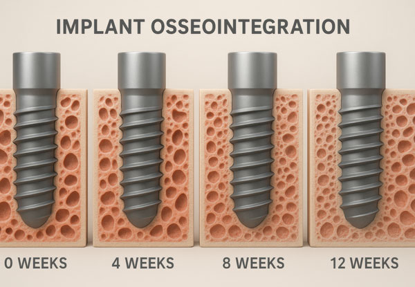 illustration of osseointegration